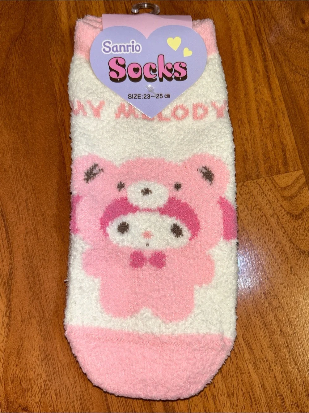Brand New Sanrio My Melody Fuzzy Socks